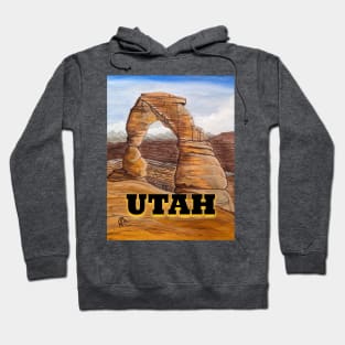 Utah stone arch formation Hoodie